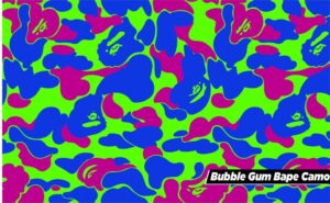 Bubble Gum Bape Camo
